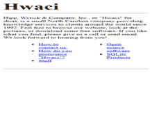 Tablet Screenshot of hwaci.com